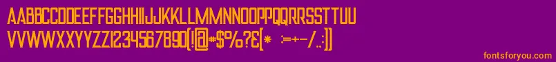 More about Alterregular Font Alterregular Font – Orange Fonts on Purple Background