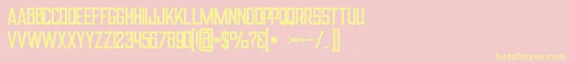 Más sobre la fuente Alterregular fuente Alterregular – Fuentes Amarillas Sobre Fondo Rosa