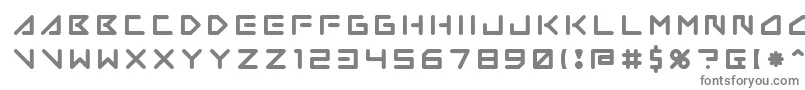 フォントInsane Hours 2 – 白い背景に灰色の文字