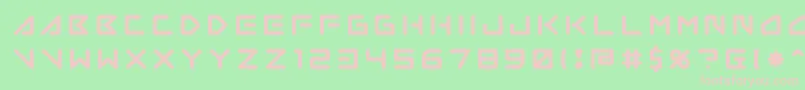 Шрифт Insane Hours 2 – розовые шрифты на зелёном фоне