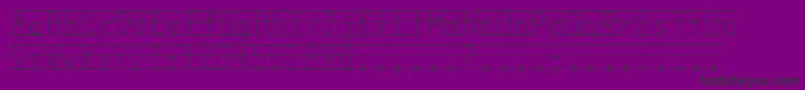 MissOlsensClassroomFonts Font – Black Fonts on Purple Background