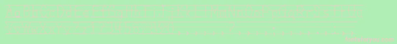 MissOlsensClassroomFonts Font – Pink Fonts on Green Background
