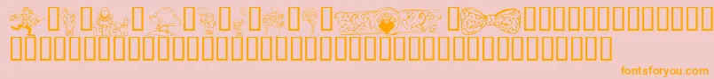 Más sobre la fuente KrIrishKat2 fuente KrIrishKat2 – Fuentes Naranjas Sobre Fondo Rosa