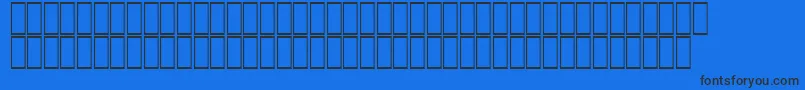 AcsTopazzExtraBold Font – Black Fonts on Blue Background