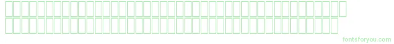 AcsTopazzExtraBold-fontti – vihreät fontit valkoisella taustalla