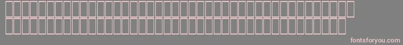 フォントAcsTopazzExtraBold – 灰色の背景にピンクのフォント