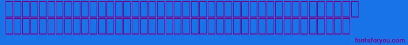 AcsTopazzExtraBold-fontti – violetit fontit sinisellä taustalla