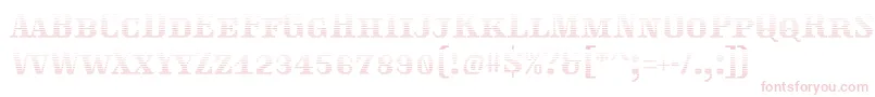 Traktoretkagrad Font – Pink Fonts on White Background