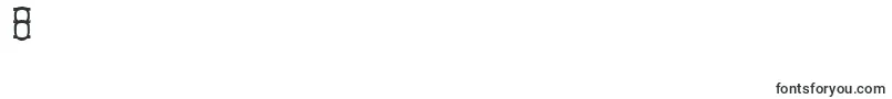 KorneuburgdisplayRegular Font – Fonts for Digit 8