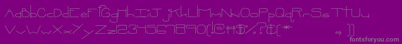 MtfOopsie Font – Gray Fonts on Purple Background