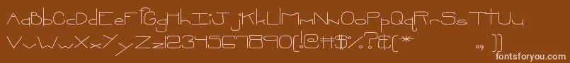 MtfOopsie Font – Pink Fonts on Brown Background