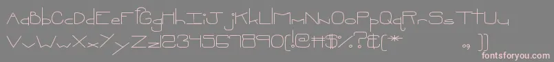 MtfOopsie Font – Pink Fonts on Gray Background