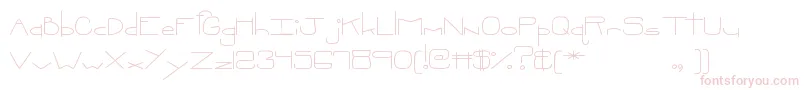 MtfOopsie Font – Pink Fonts on White Background
