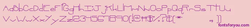 MtfOopsie Font – Purple Fonts on Pink Background