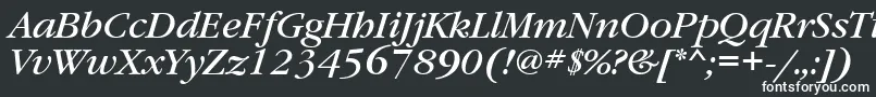 GaramondbookbttItalic Font – White Fonts