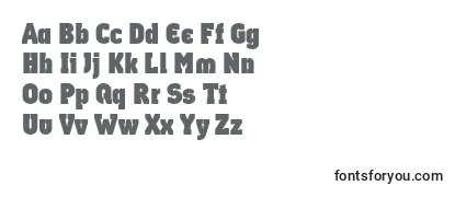 Review of the Gvardiaheavyc Font