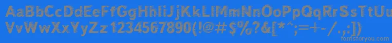 フォントWindc – 青い背景に灰色の文字