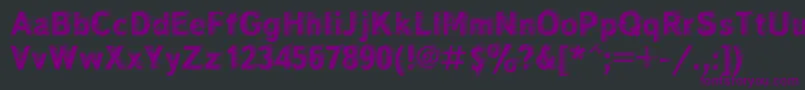 Windc Font – Purple Fonts on Black Background