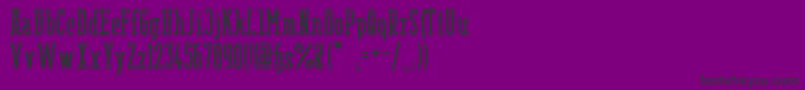 BerlinEmailSerifSemibold Font – Black Fonts on Purple Background