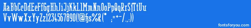 fuente BerlinEmailSerifSemibold – Fuentes Blancas Sobre Fondo Azul