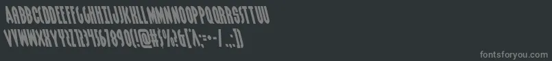 Grendelsmotherleft Font – Gray Fonts on Black Background