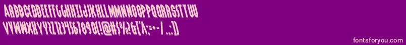 Grendelsmotherleft Font – Pink Fonts on Purple Background