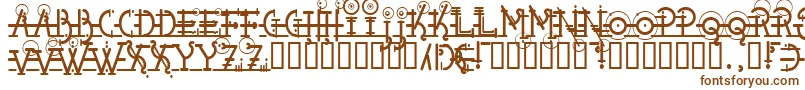 Snipple Font – Brown Fonts on White Background