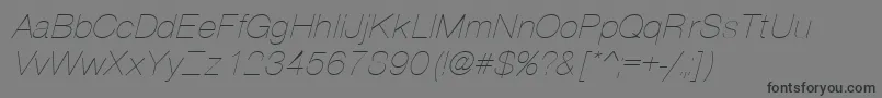 PartthI Font – Black Fonts on Gray Background