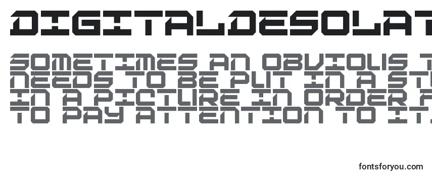 DigitalDesolationAlternate Font