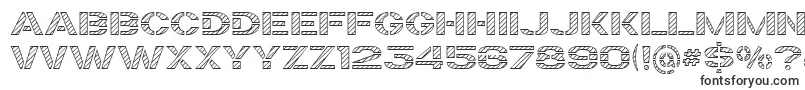 TrafaretKitHatched Font – Technical Fonts