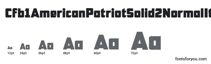 Tailles de police Cfb1AmericanPatriotSolid2NormalItalic (86108)