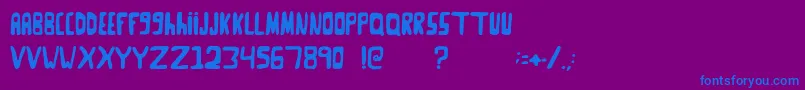 More about GooseNeckRegular Font GooseNeckRegular Font – Blue Fonts on Purple Background