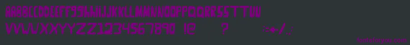 More about GooseNeckRegular Font GooseNeckRegular Font – Purple Fonts on Black Background
