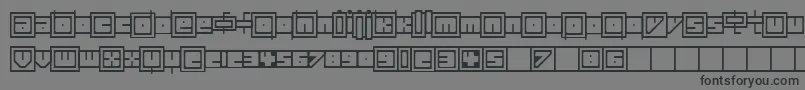 Prayer Font – Black Fonts on Gray Background