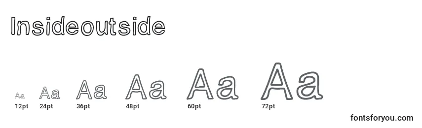Insideoutside Font Sizes