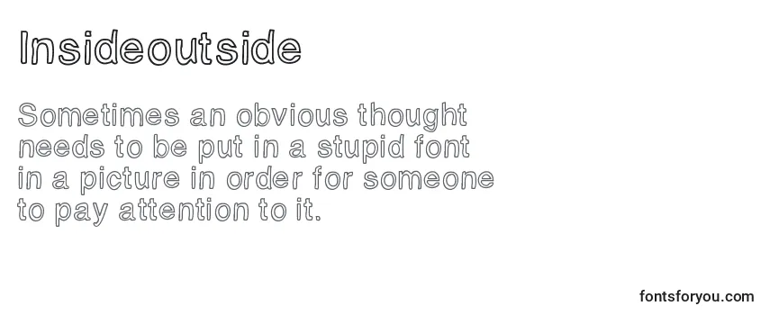 Review of the Insideoutside Font