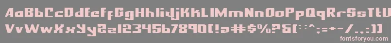 Nexprese Font – Pink Fonts on Gray Background