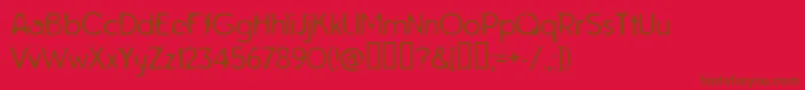 TarnishedHalo Font – Brown Fonts on Red Background