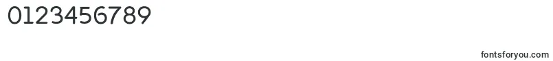 LexiereadableRegular Font – Fonts for Numbers and Digits