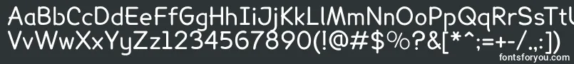 LexiereadableRegular Font – White Fonts