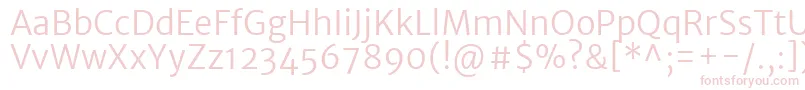 More about MerriweathersansLight Font MerriweathersansLight Font – Pink Fonts on White Background