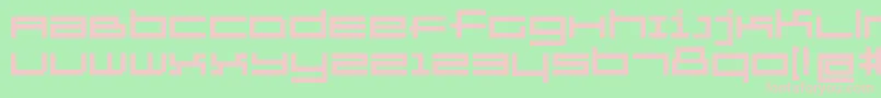 GridexerciseBold Font – Pink Fonts on Green Background