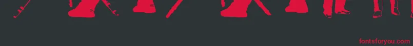 Więcej informacji o czcionce FenotypeDingsPeople0.5 Czcionka FenotypeDingsPeople0.5 – czerwone czcionki na czarnym tle