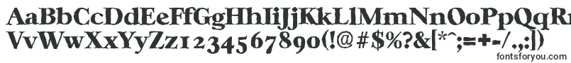Шрифт CasablancaantiqueHeavyRegular – знаменитые шрифты