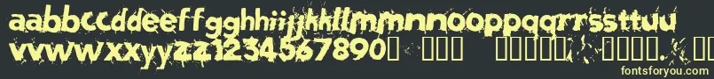 More about Salvatio Font Salvatio Font – Yellow Fonts on Black Background