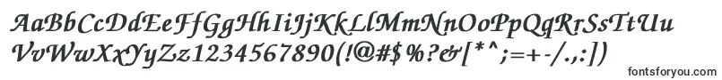 ZapfchanceryMediumitalicBold-fontti – Alkavat Z:lla olevat fontit