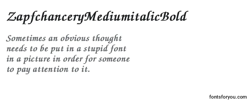 ZapfchanceryMediumitalicBold Font