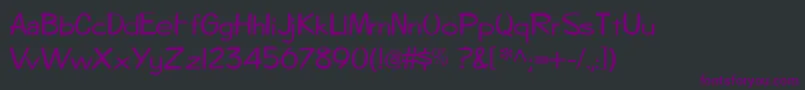 Diego1Normal Font – Purple Fonts on Black Background