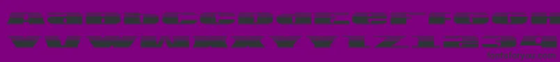 Czcionka U.S.A.Gradient – czarne czcionki na fioletowym tle