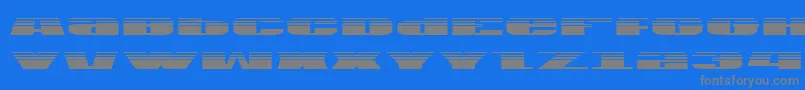 Czcionka U.S.A.Gradient – szare czcionki na niebieskim tle